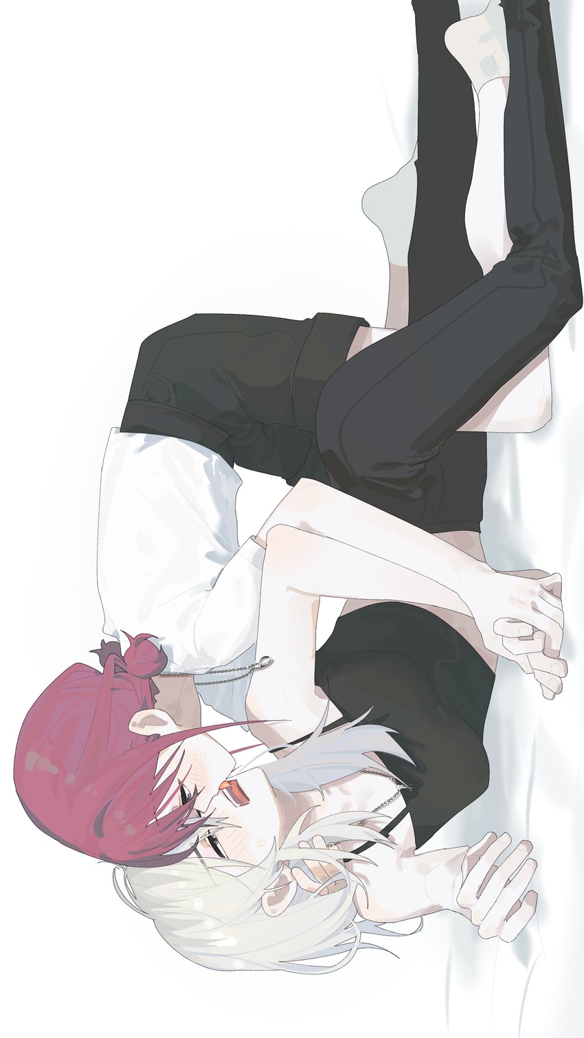 iseri nina and kawaragi momoka (girls band cry) drawn by ydpfa