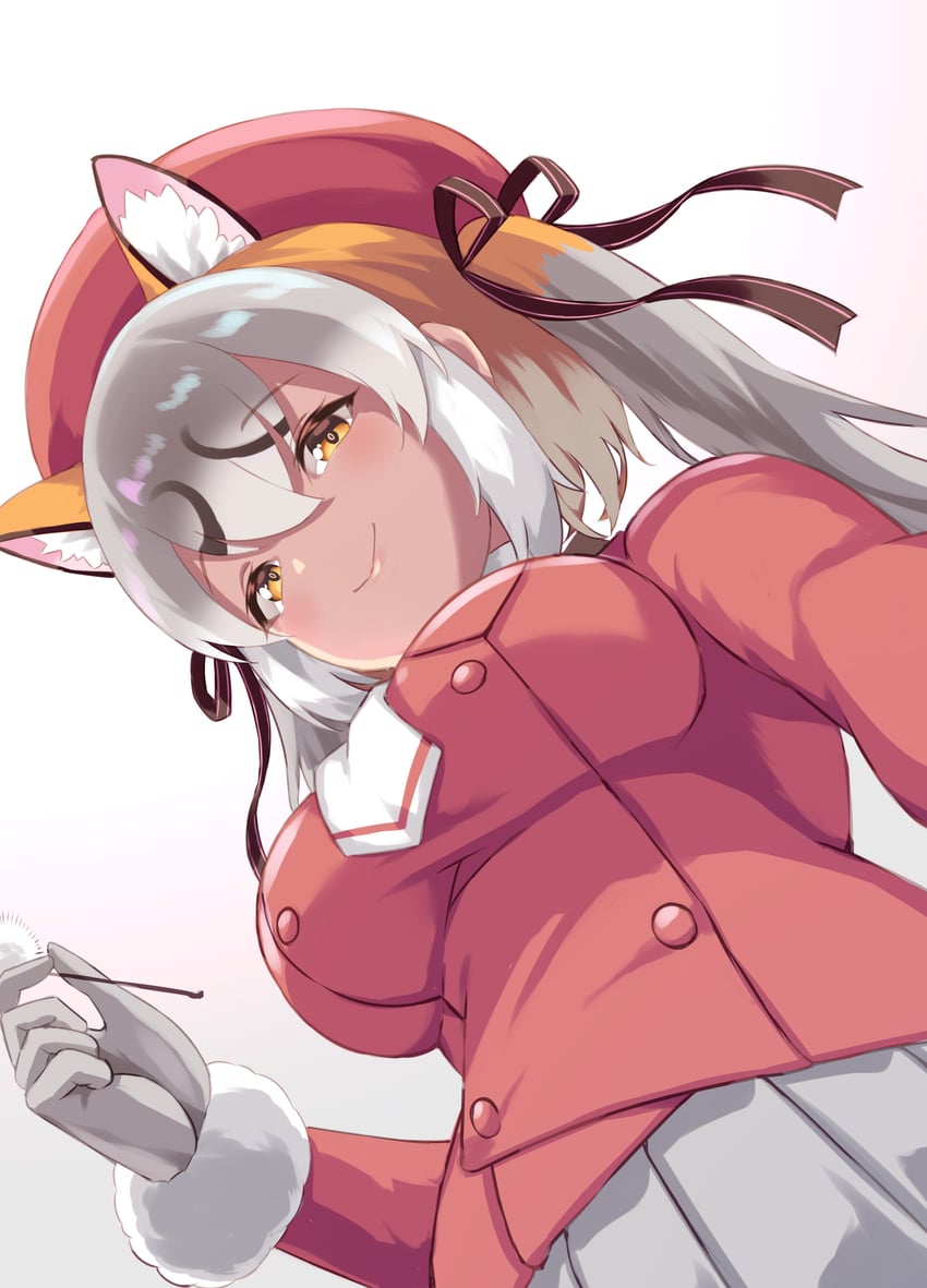 island fox (kemono friends and 1 more) drawn by sawara_noa