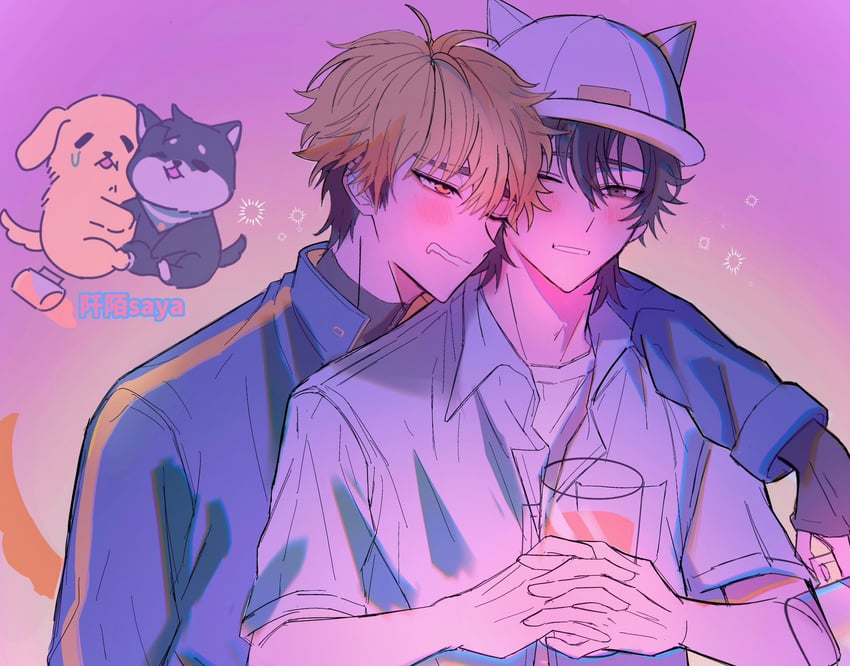 cheng xiaoshi and xia fei (shiguang dailiren) drawn by qianmo_saya