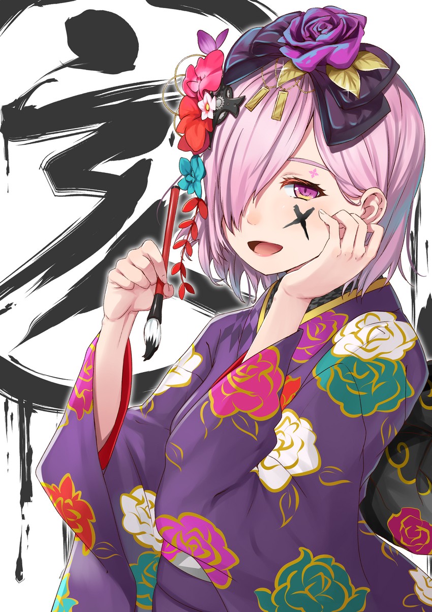 mash kyrielight (fate and 1 more) drawn by shiro_manjuu_(shiroxie)