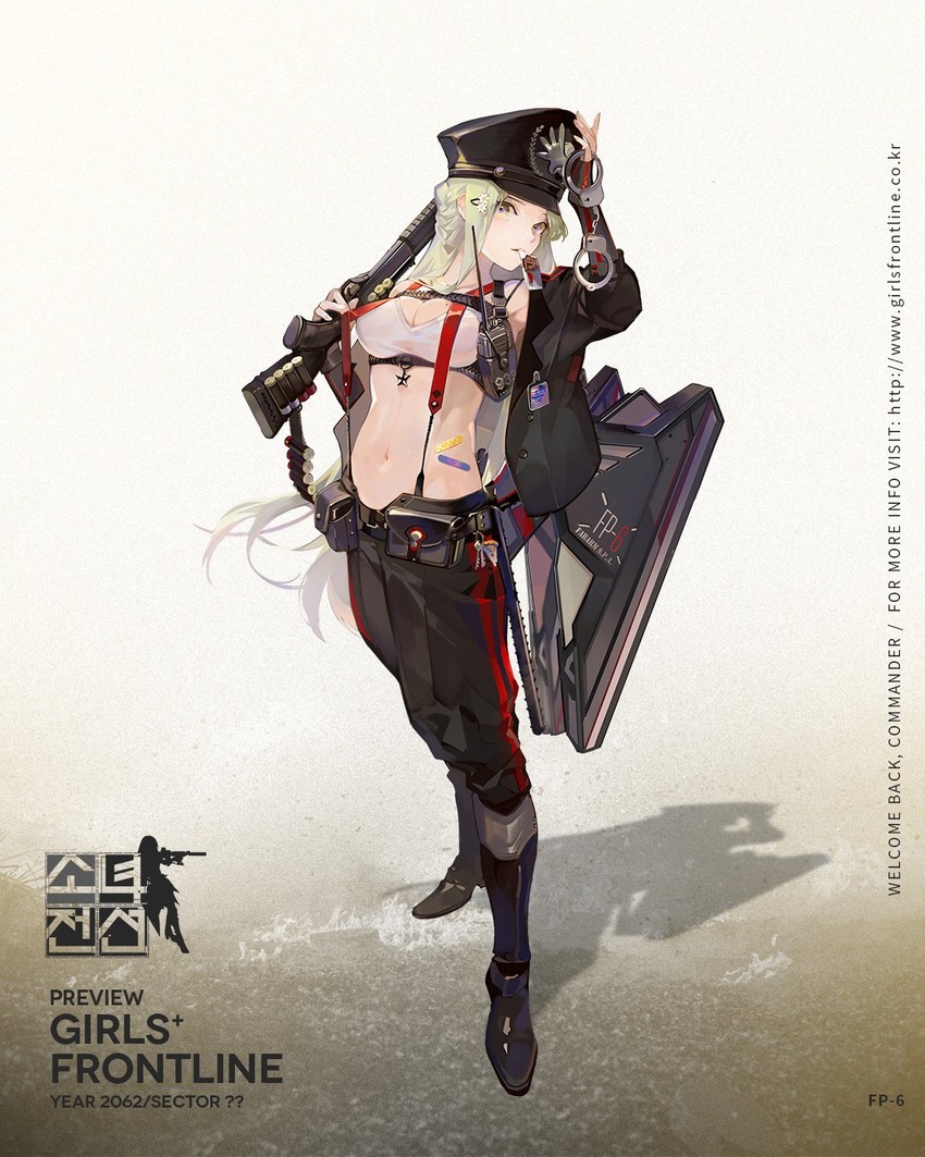 fp-6 (girls' frontline) drawn by nineo