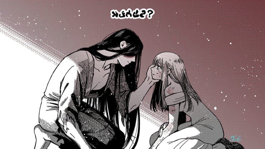 heroine and mr. crawling (homicipher) drawn by perle_arte