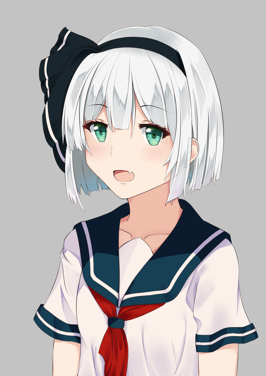 konpaku youmu (touhou) drawn by puririn