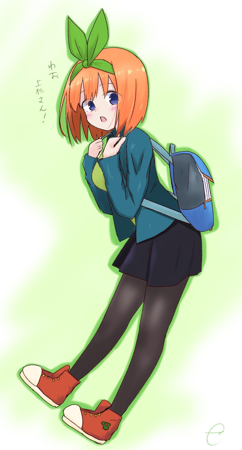 nakano yotsuba (go-toubun no hanayome) drawn by kujou_karasuma