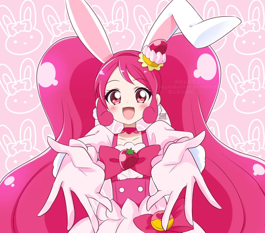 usami ichika and cure whip (precure and 1 more) drawn by zero-theme