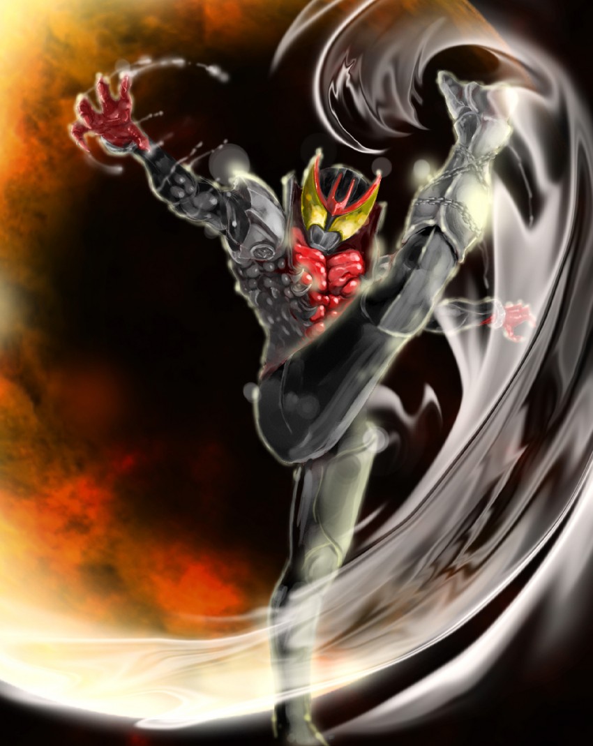 kamen rider kiva (kamen rider and 1 more) drawn by takki_(masanorinori)