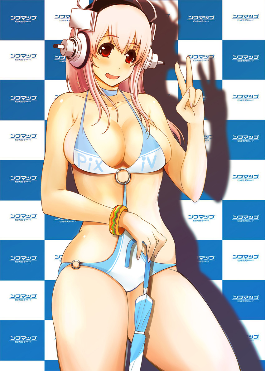 super sonico (nitroplus) drawn by niu_ju_(orange_bull)