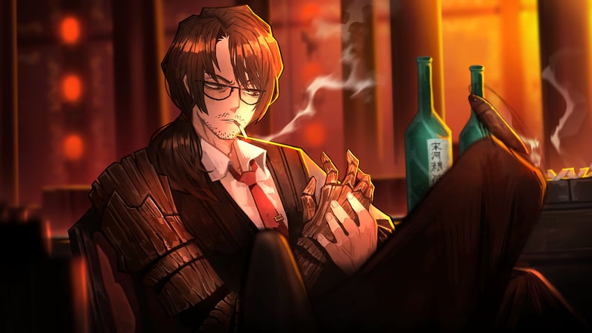 gregor (project moon and 1 more) drawn by nai_ga