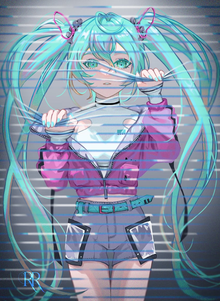 hatsune miku (vocaloid and 1 more) drawn by rolling-ruffles