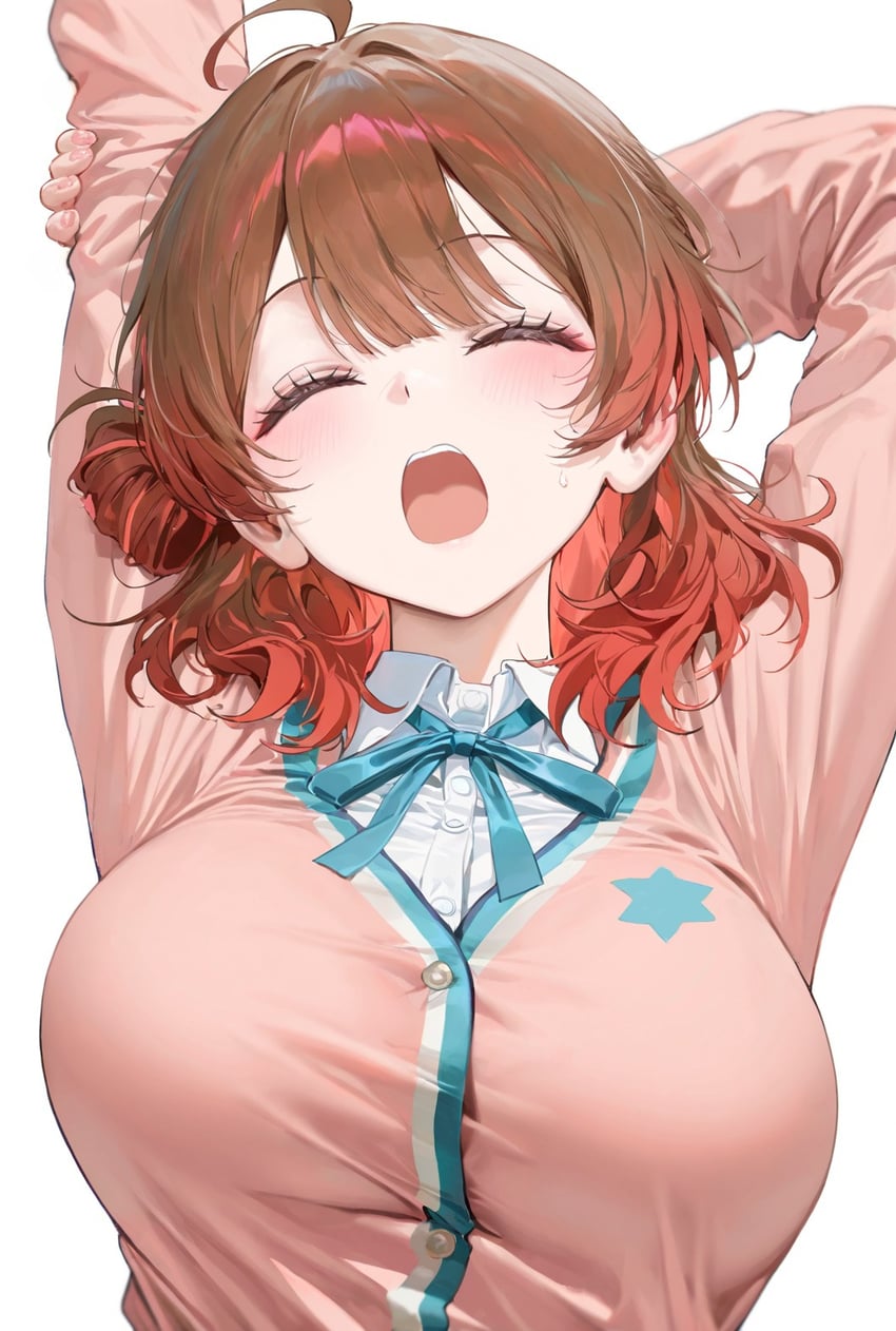hanami ume (idolmaster and 1 more) drawn by itsuki050605