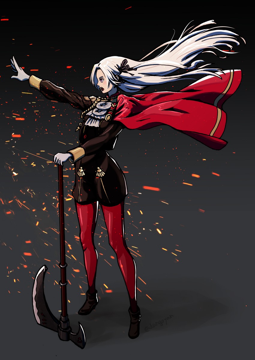 edelgard von hresvelg (fire emblem and 2 more) drawn by dangoyan