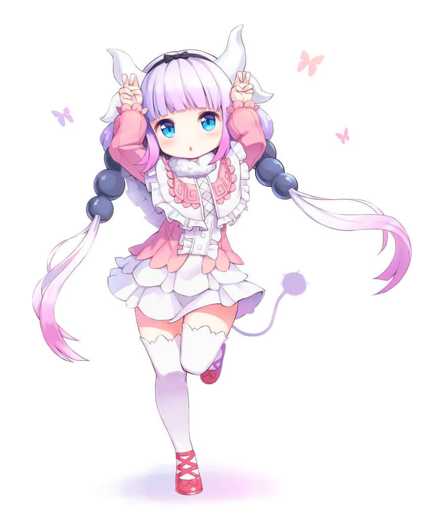 kanna kamui (kobayashi-san chi no maidragon) drawn by moemas_(zeratools)