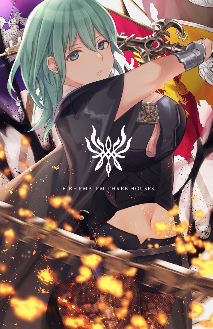 female byleth (fire emblem and 1 more) drawn by hoshido1214