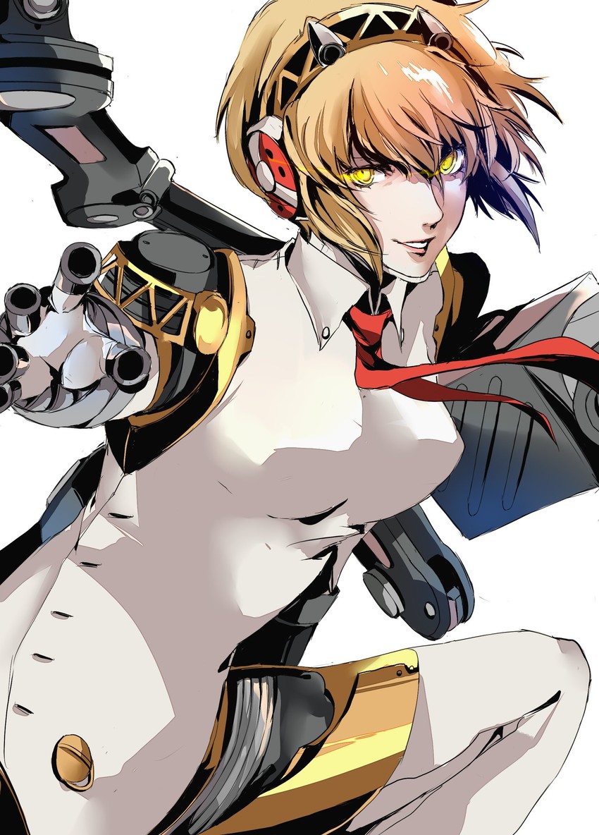 aigis and shadow aegis (persona and 2 more) drawn by pertex_777