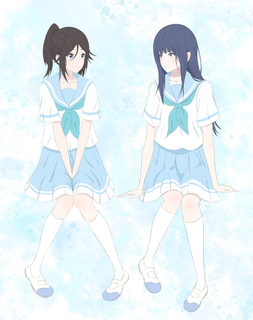 yoroizuka mizore and kasaki nozomi (hibike! euphonium and 1 more) drawn by cgkenpoo
