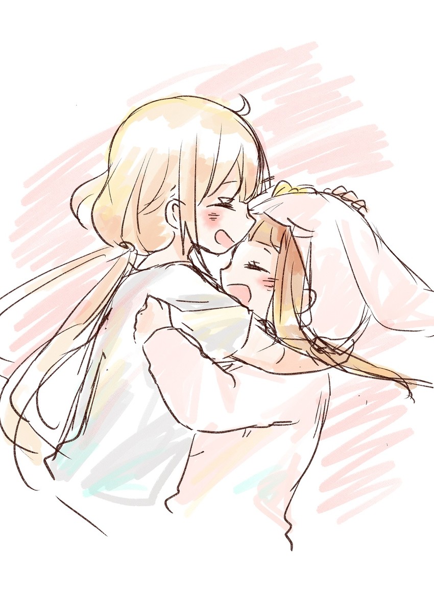 futaba anzu and ichihara nina (idolmaster and 2 more) drawn by rino_cnc