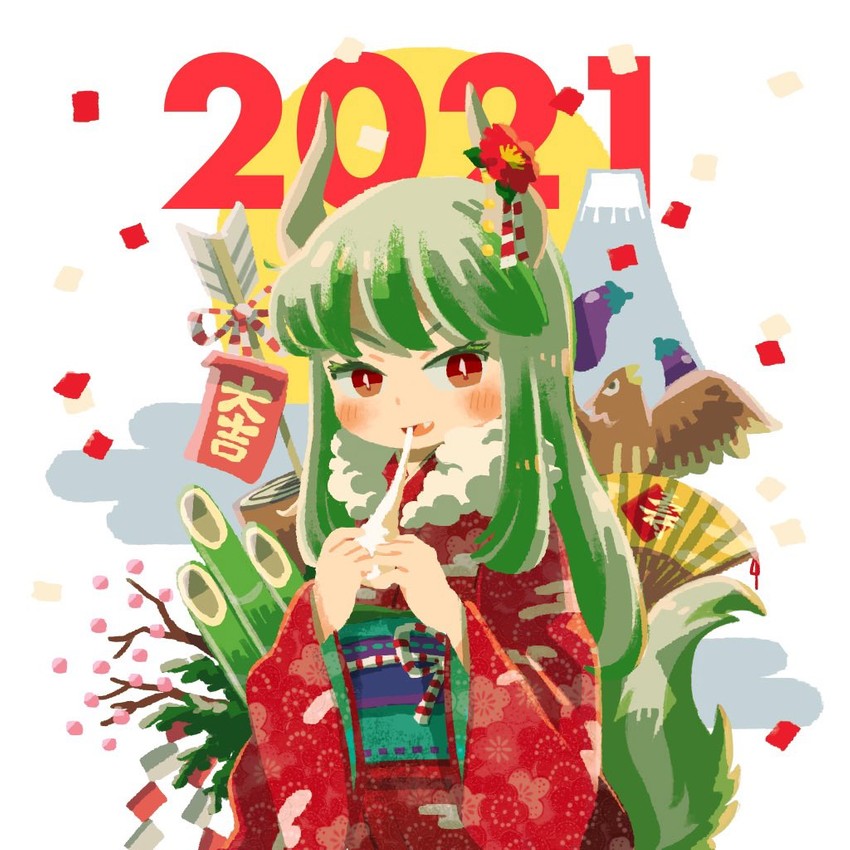 kamishirasawa keine and ex-keine (touhou) drawn by jiageya_(atojian_keikaku)