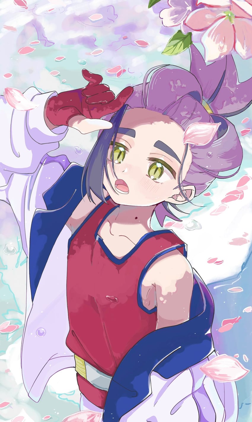 kieran (pokemon and 1 more) drawn by chigiri_(_chigiri_)