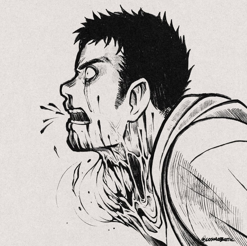 aikawa (dorohedoro) drawn by csmbtc