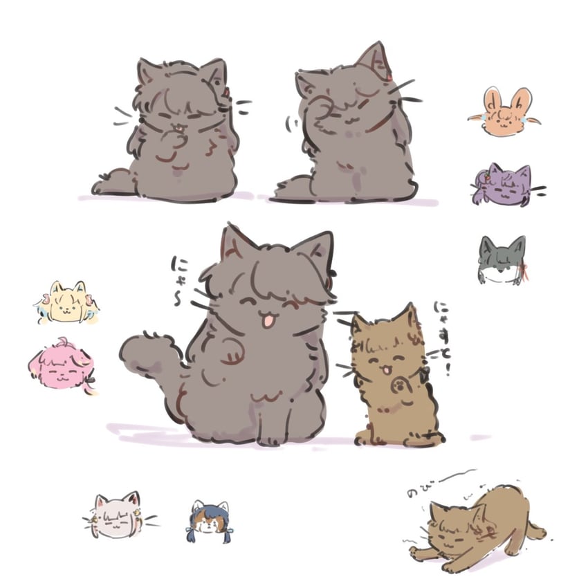 hinoshita kaho, fujishima megumi, otomune kozue, murano sayaka, yugiri tsuzuri, and 4 more (love live! and 1 more) drawn by ao_kaeru