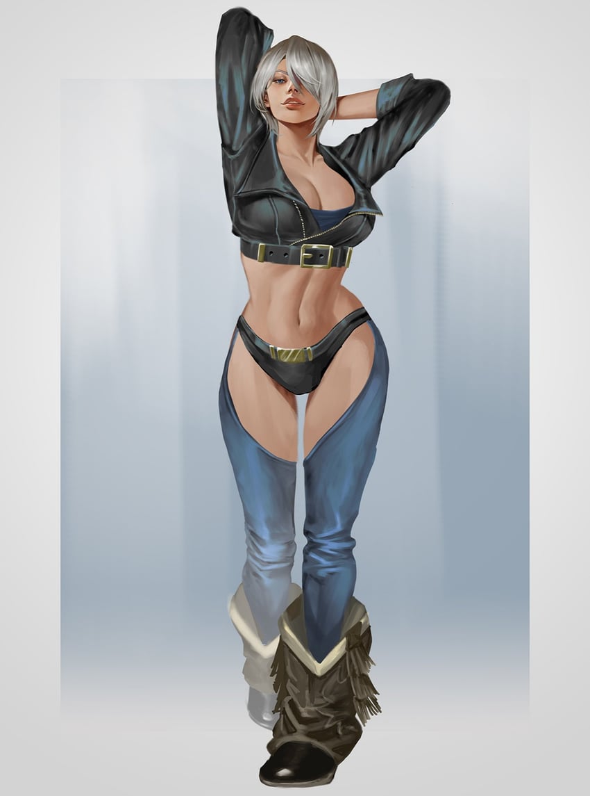 angel (the king of fighters and 1 more) drawn by zoeragez