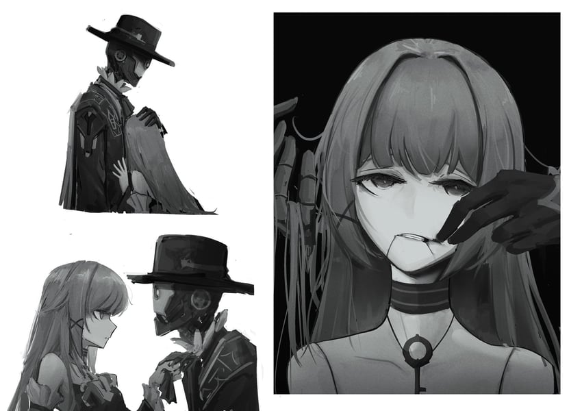 herta and screwllum (honkai and 1 more) drawn by cinderust