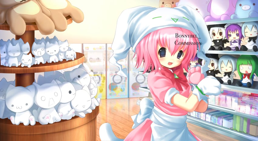 me-tan, yakui, rilakkuma, mona, bisuke-tan, and 3 more (os-tan and 8 more) drawn by jelly_(bonnybel)