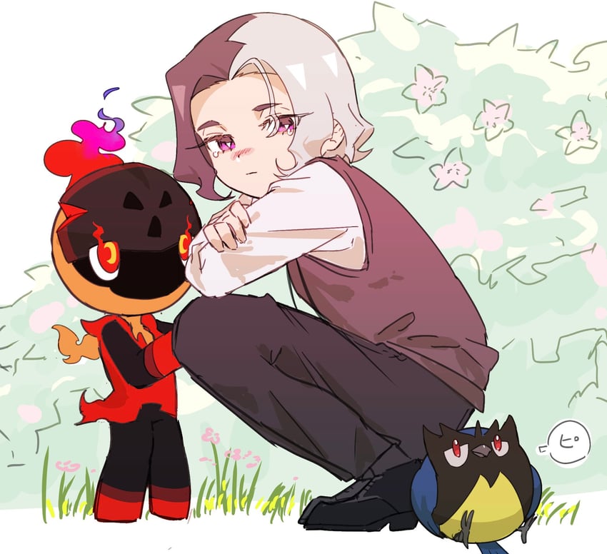 amethio, rookidee, and charcadet (pokemon and 1 more) drawn by copituji