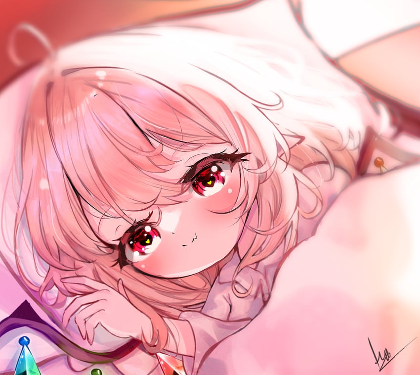 flandre scarlet (touhou) drawn by gofirns