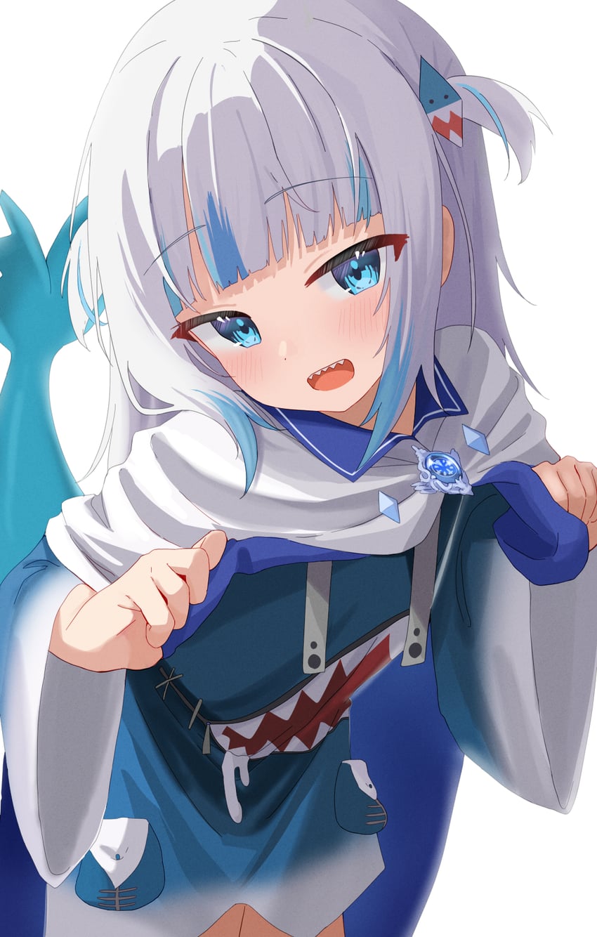 gawr gura (hololive and 2 more) drawn by kurushiro1102