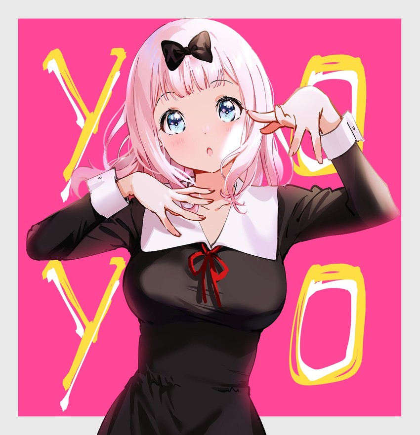 fujiwara chika (kaguya-sama wa kokurasetai ~tensai-tachi no renai zunousen~) drawn by mery_(yangmalgage)