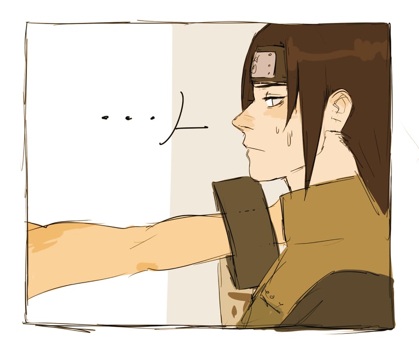 tenten and hyuuga neji (naruto and 1 more) drawn by papabay