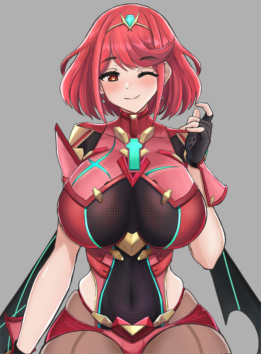 pyra (xenoblade chronicles and 1 more) drawn by desspie