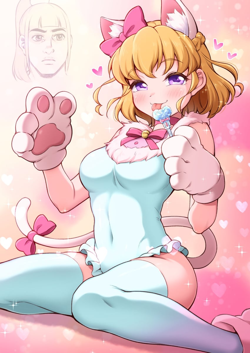 asahina mirai and izayoi liko (precure and 2 more) drawn by arakawa_tarou