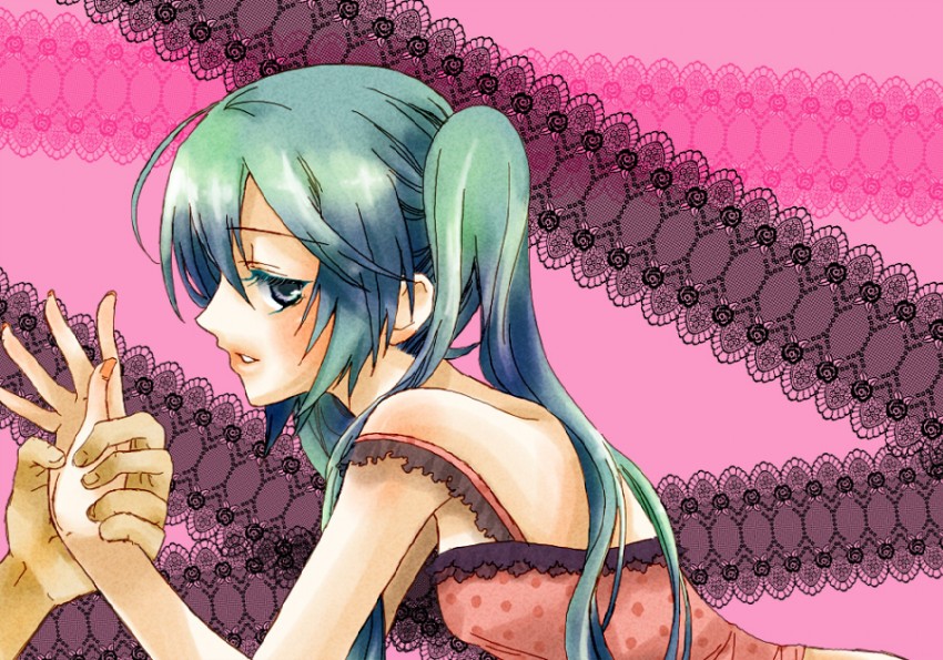 hatsune miku (vocaloid and 1 more) drawn by ichimatsu_shiro