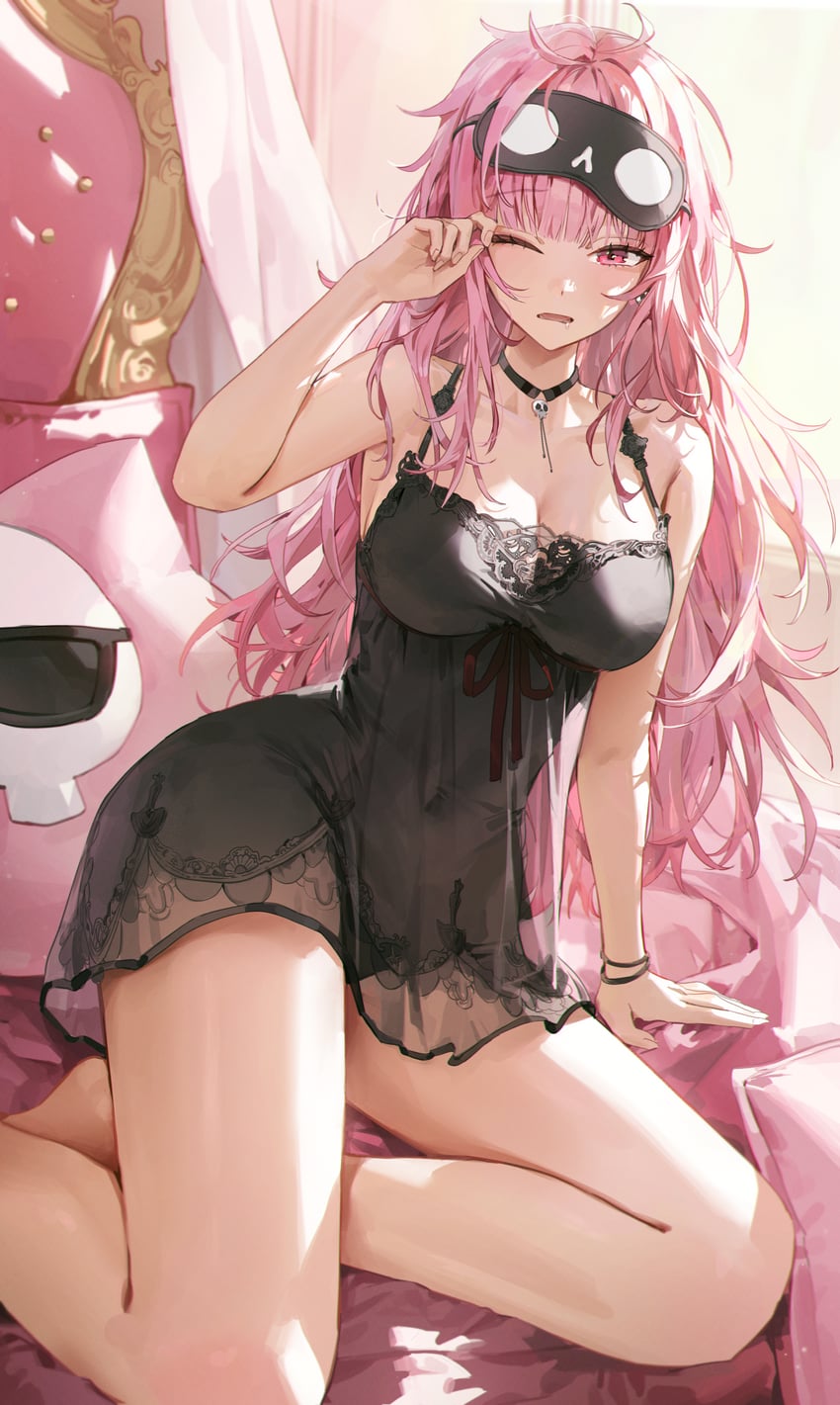 mori calliope and death-sensei (hololive and 1 more) drawn by ye_jji