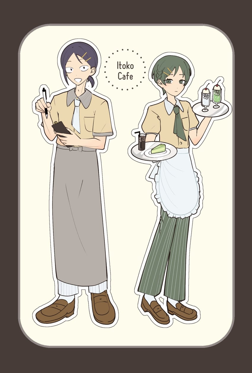 kouyama rin and taguchi ryuuya (futsuu no keion-bu) drawn by iiyatusuki
