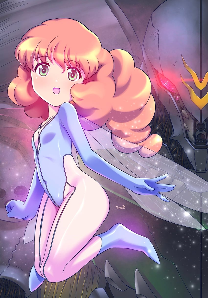 dunbine and cham fau (seisenshi dunbine) drawn by himehachi_(hime8manga)