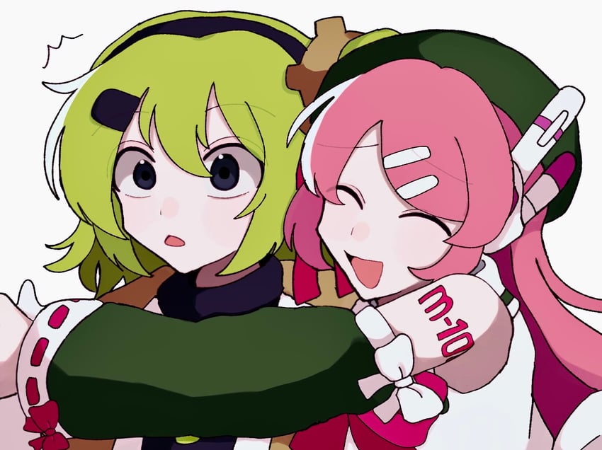 momone momo and chaun meguri (original and 1 more) drawn by agyo_(ikayaki5252)