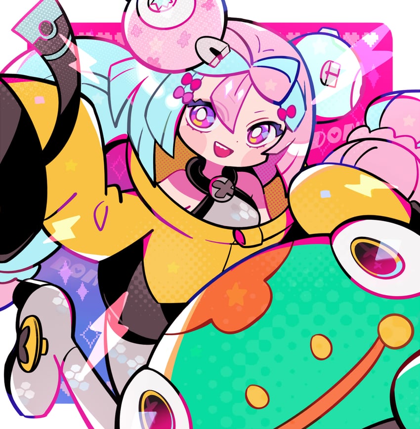 iono and bellibolt (pokemon and 1 more) drawn by keijou_(cave)