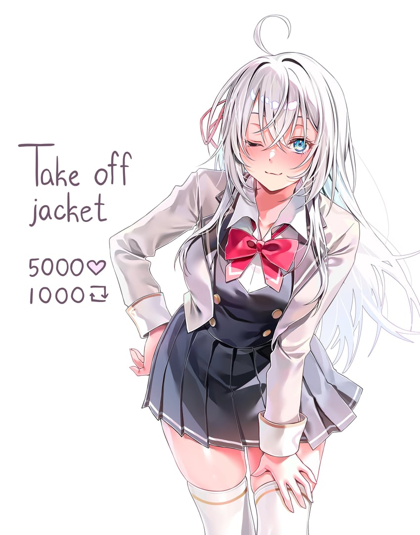 alisa mikhailovna kujou (tokidoki bosotto roshia-go de dereru tonari no alya-san) drawn by machulanko