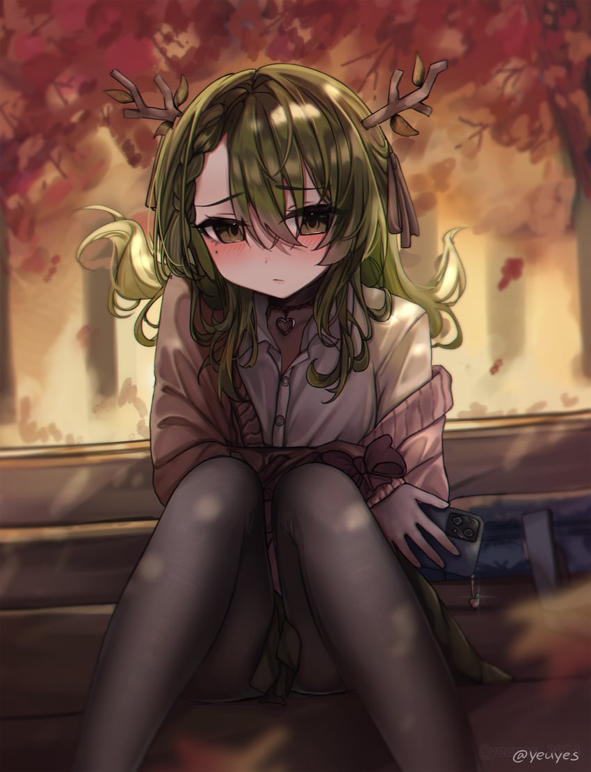 ceres fauna (hololive and 1 more) drawn by yeuyes
