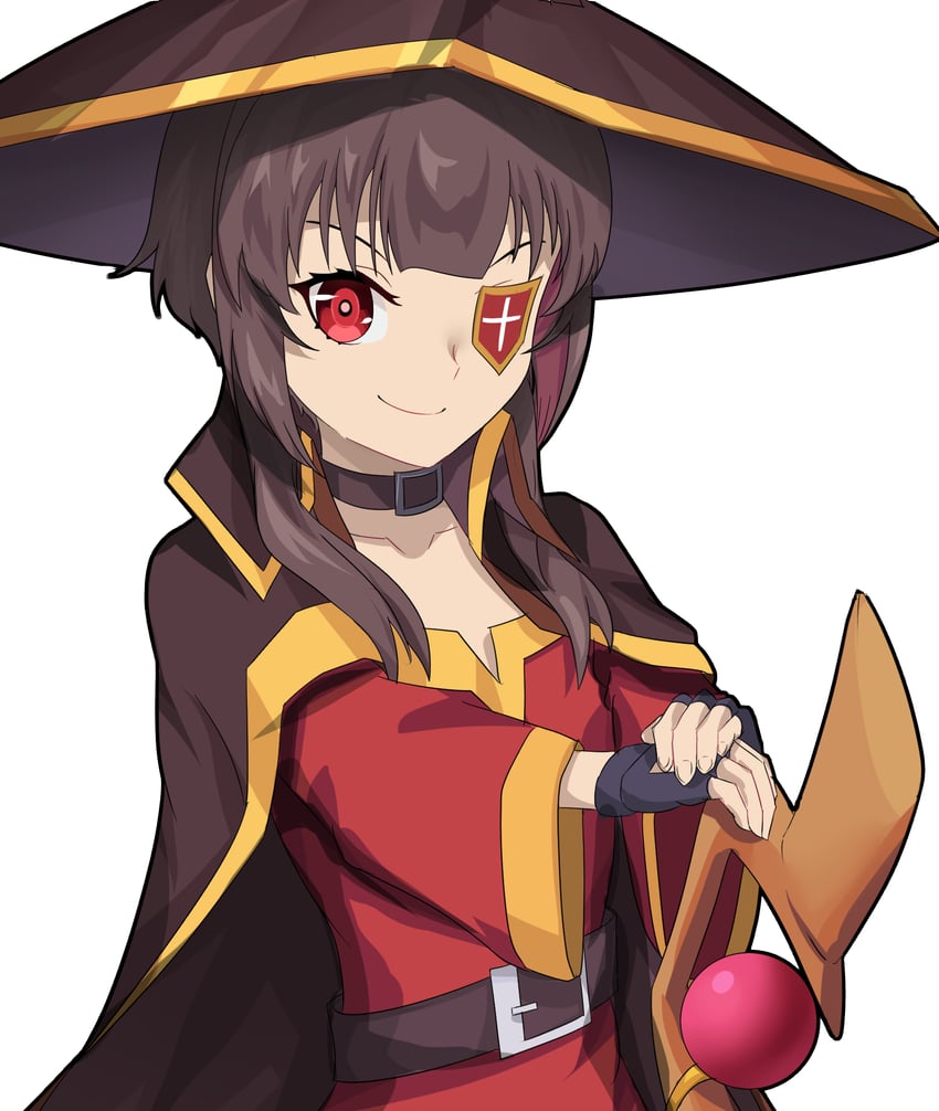 megumin (kono subarashii sekai ni shukufuku wo!) drawn by lyourika