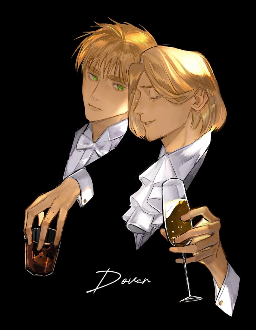 united kingdom and france (axis powers hetalia) drawn by wanlaijuji132