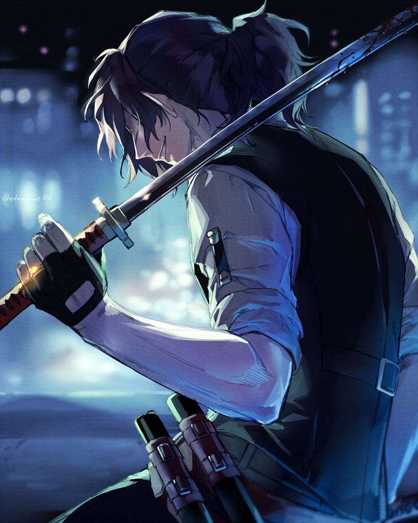 okada izou (fate and 3 more) drawn by edamameoishii