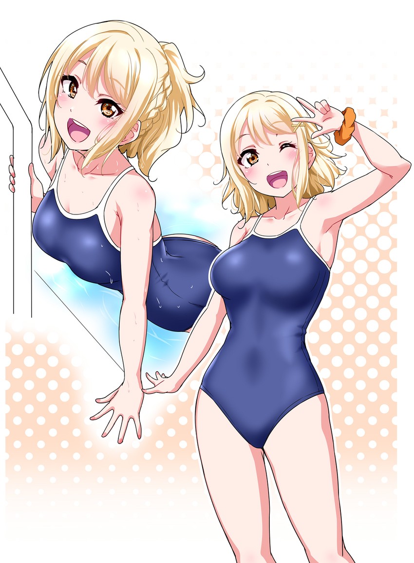 miyashita ai (love live! and 2 more) drawn by yopparai_oni