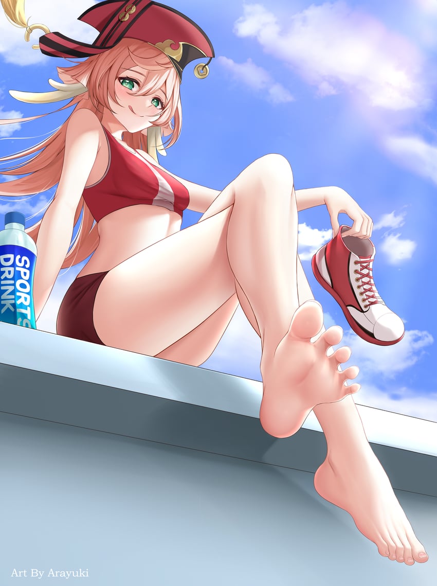 yanfei (genshin impact) drawn by arayuki_(sakurafubuki)