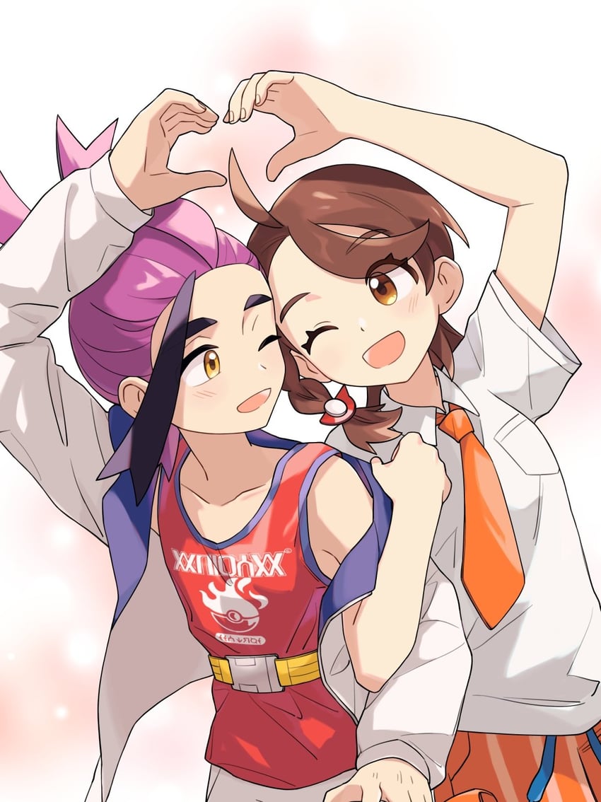 kieran and juliana (pokemon and 1 more) drawn by nekoniko777