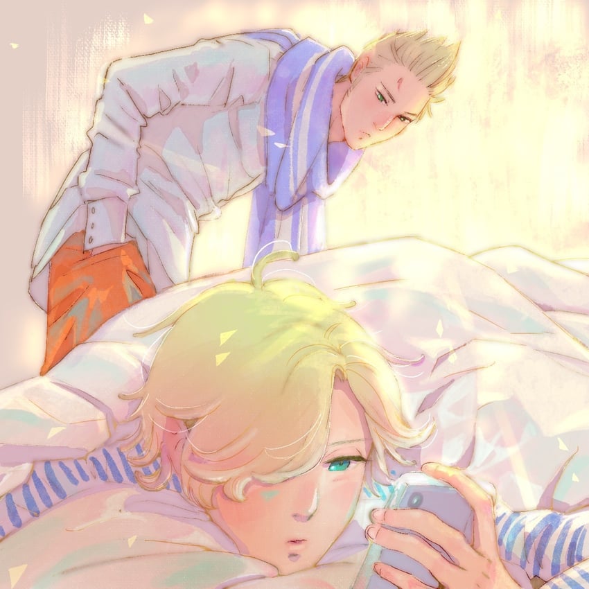 netherlands and luxembourg (axis powers hetalia) drawn by inko_ai_takita