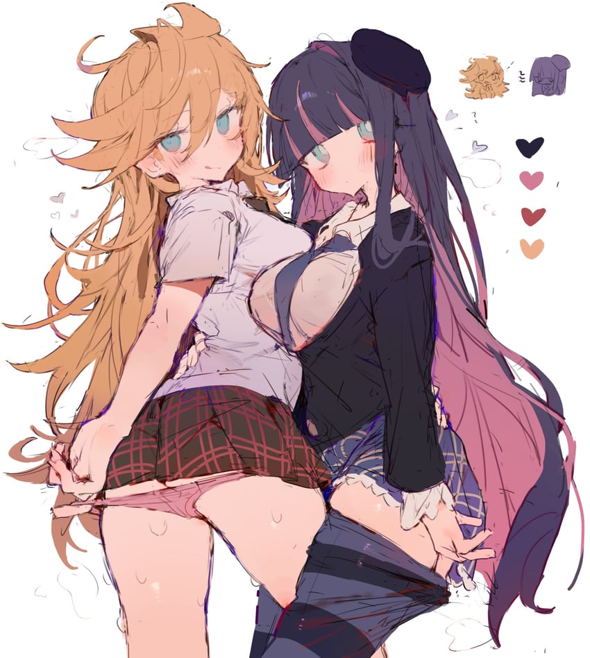 stocking and panty (panty & stocking with garterbelt) drawn by bunchi